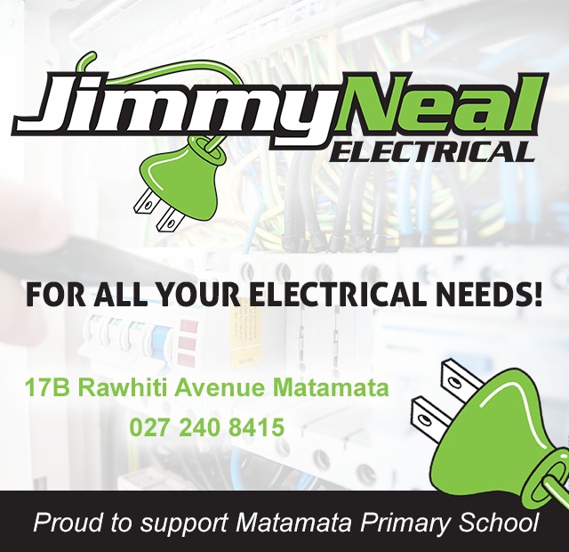 Jimmy Neal Electrical - Matamata Primary School - April 25